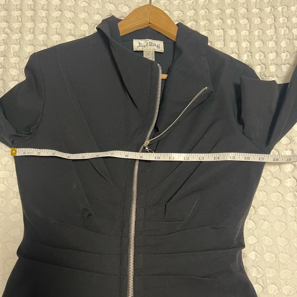 Joseph Ribkoff Full Exposed Zip Dress - Picture 8 of 12